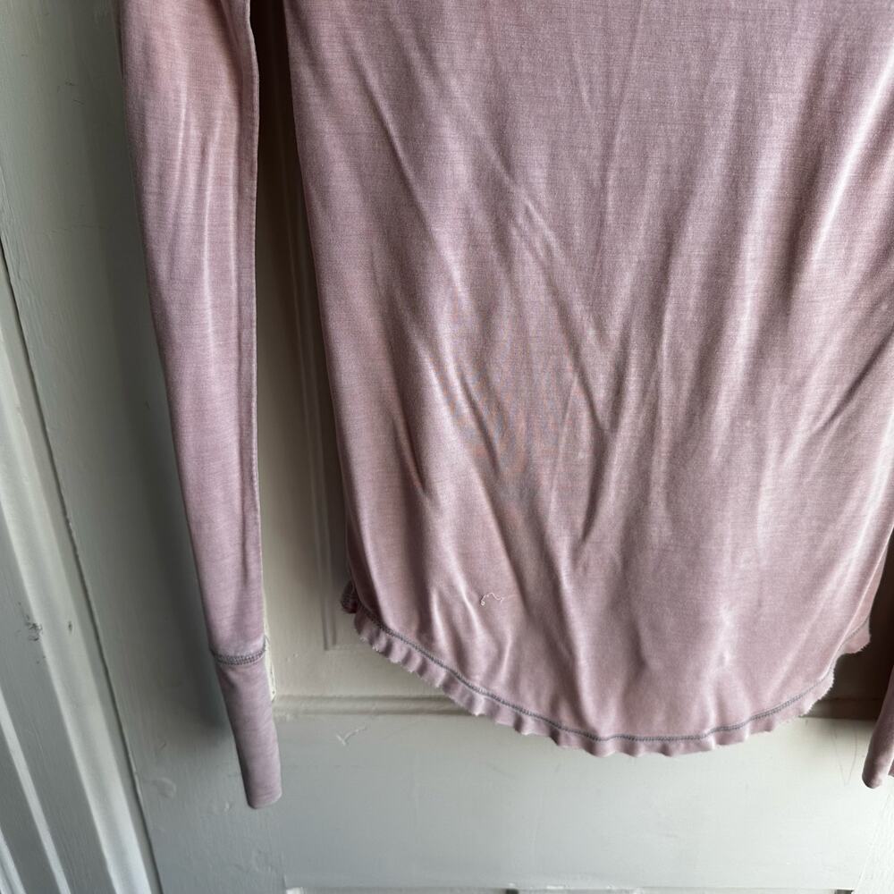 Free People Cosmo Cowl Neck Long Sleeve Shirt - Picture 5 of 8